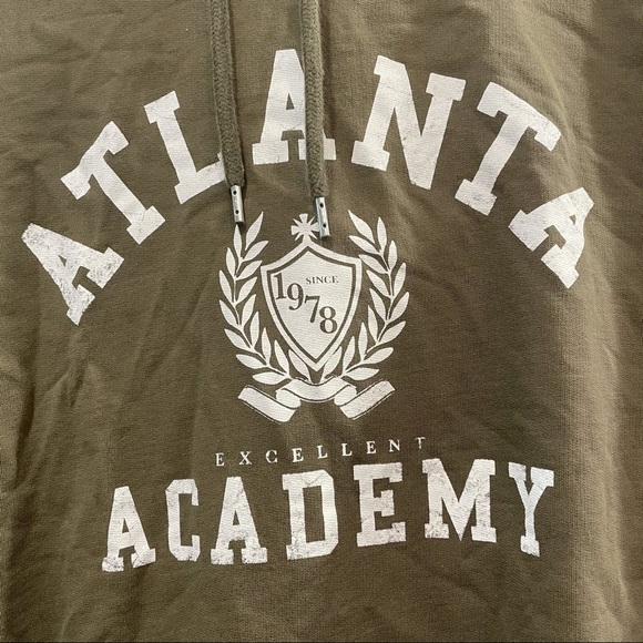 Green Medium Graphic Atlanta Hoodie | Only - Picture 7 of 8